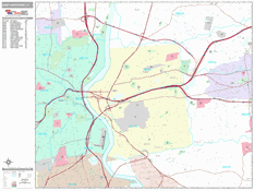 East Hartford Digital Map Premium Style